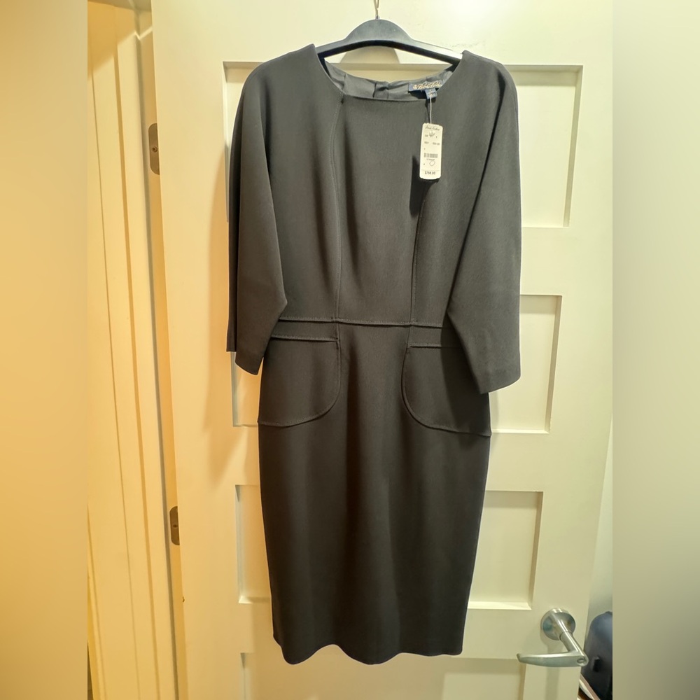Brooks Brothers Draped Sheath Dress